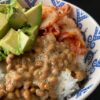 Avocado Natto Rice Bowl