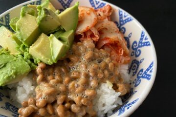 Avocado Natto Rice Bowl