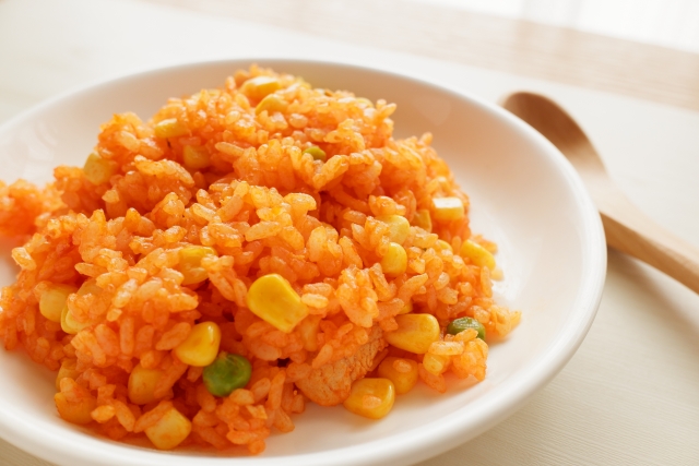 Japanese Chicken Rice (Ketchup Rice)