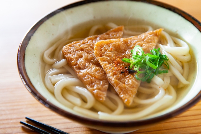 Kitsune Udon (Sweet Fried Tofu Udon)